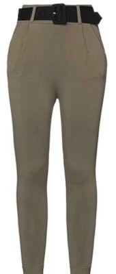 НОВЫЙ, автопортрет зеленый пояс брюки, размер 10, идеальное состояние товара! - Изображение 1 из 3