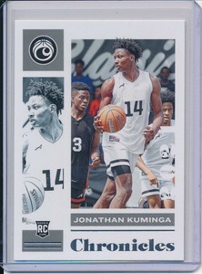 JONATHAN KUMINGA 2021 PANINI CHRONICLES DRAFT PICKS ROOKIE CARD RC #5 WARRIORS