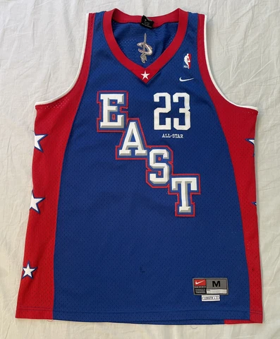 Vintage Nike LeBron James 2004 All-Star Jersey Swingman Men’s Size M Cover