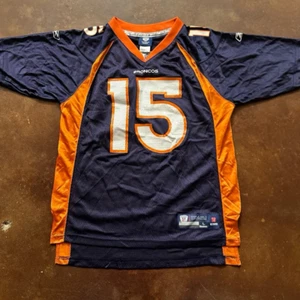 Vintage Reebok Denver Broncos Tim Tebow Jersey Size YOUTH L NFL Football - Picture 1 of 5