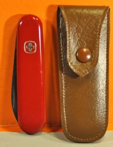 Navaja de bolsillo "WENGER" Delémont Standart Swiss c.1991 roja 85 mm - Imagen 1 de 16