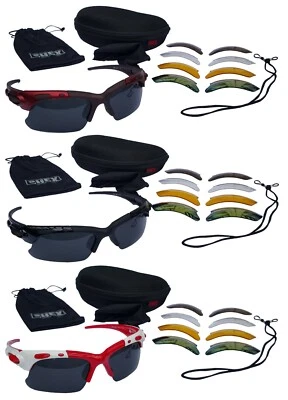 Gafas de sol de pesca CHEX Europa gafas deportivas 5 lentes intercambiables diferentes Foto 1 de 4