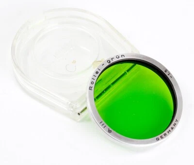 Rolleiflex Filter Green -1,5 RIII Bay 3 R3 RIII for TLR 2.8F 2.8E 2.8C No.0347 - Image 1 of 2