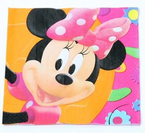Minnie's Clubhouse Minnie Mouse Disney Birthday Party Paper Luncheon Napkins - Picture 1 of 1