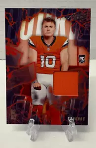 2024 Panini Absolute Bo Nix #RF-BNX Rookie Force Patch RC Denver Broncos - Foto 1 di 2