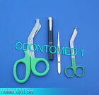 Colormed Holster Set Ems Green Emt Diagnostic+Green Lister Bandage Sciss Ds-1204