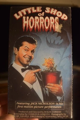 The Little Shop of Horrors VHS 1987 Jack Nicholson Roger Corman BRAND NEW Foto 1 de 3