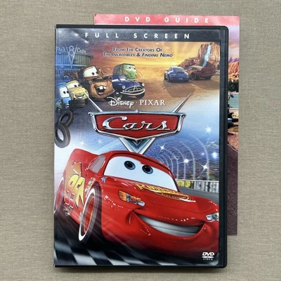 Disney Pixar: Cars (DVD 2006 FS + Guide) 1 Original Tow Mater Lightning McQueen Foto 1 de 4