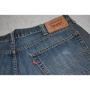 Jeans Levis 505 azules para hombre talla 38 x 34 clásicos calce recto algodón denim - Imagen 1 de 9