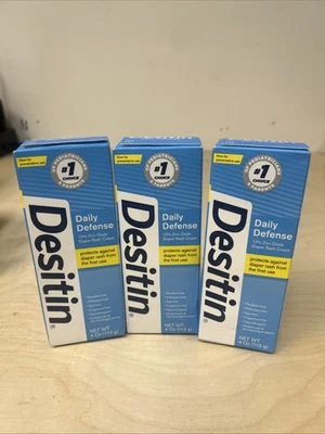 Pacote com 3 Desitin Daily Defense validade:04/2028 - Imagem 1 de 4