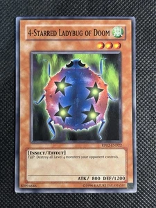 YuGiOh! 4-Starred Ladybug of Doom RP02-EN022 Common Unlimited Edition Near Mint - Picture 1 of 2