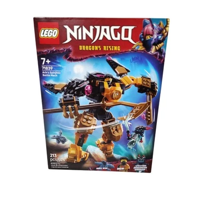 Lego Ninjago Dragons Rising Arins Spinjitzu Battle Mech Set 71839 213 Piezas Foto 1 de 4