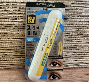 ONE MAYBELLINE THE COLOSSAL CURL BOUNCE MASCARA (360 BROWNISH BLACK 0.33 FL OZ) - Picture 1 of 2