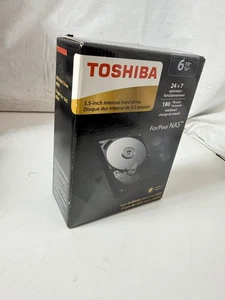 Toshiba HDWN160XZSTA N300 6TB 7200RPM 3.5in. Internal Hard Drive - Picture 1 of 3
