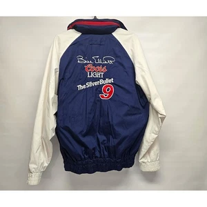 Bill Elliott Coors Light The Silver Bullet Ford Thunderbird Racing Jacke Herren L - Bild 1 von 6
