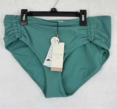 Nuevo Traje de baño Calia Pantalones grandes Verde tiro medio Traje de baño Tankini Bikini Mujer Foto 1 de 4