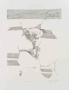 GILAUD (20.Jhd), Das Genie, 1984, Lithographie Moderne Fantasie 1970-1989 - Picture 1 of 4