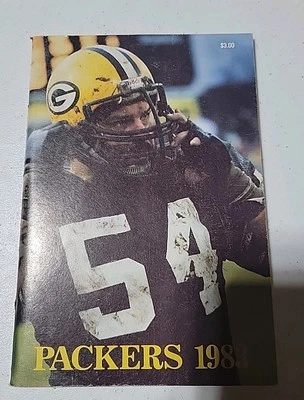 1983 Green Bay Packers Media Guide Bart Starr Larry McCarren On Cover EXCELLENT  - Image 1 of 2