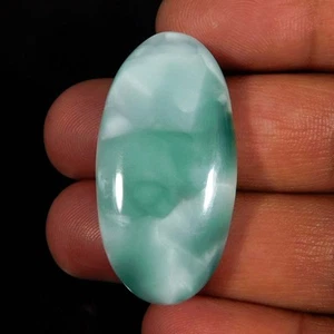 Precioso cabujón ovalado de hemimorfita natural 46,15 quilates Piedras preciosas sueltas - Imagen 1 de 3