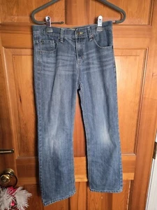 Two Pair Buzz Cuts Boys Sz 14 Embroidered Straight Leg Jeans - Picture 1 of 18