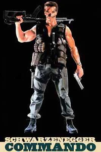 Laminated ARNOLD SCHWARZENEGGER COMMANDO MOVIE PREMIUM POSTER FILM PRINT QUALITY - Picture 1 of 7
