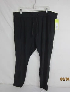 Women's All In Motion Athletic Soft Sweatpants Black Size 1X - Picture 1 of 15