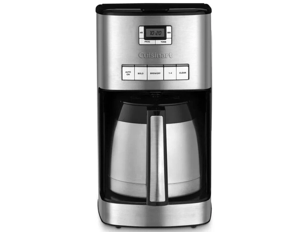 Cuisinart DCC-3850TG 12-Cup Programmable Thermal Coffeemaker - Silver