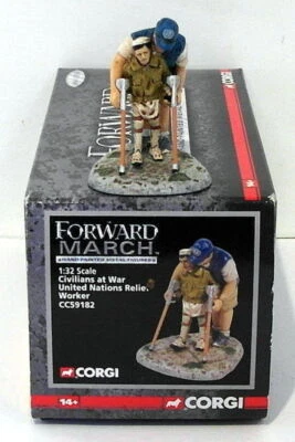 Corgi Forward March 1/32 Scale Metal Figure CC59182 - UN Relief Worker - Image 1 of 4