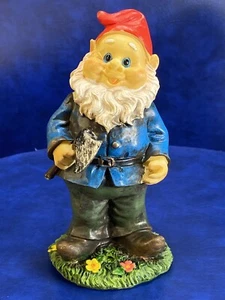 Resin Garden Gnome Bearded Red Cap Viking Axe 6 Inch Tall Figurine by Prestige - Picture 1 of 19