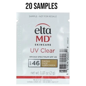 Protector solar Elta MD UV Clear 46 tintado amplio espectro FPS 20 MUESTRAS exp. 9/2026 - Imagen 1 de 2