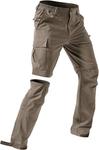Herren-Wanderhose wandelbar schnelltrocknend wasserabweisend leicht Zip-Off Out - Bild 1 von 12