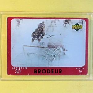 MARTIN BRODEUR 1997-98 Upper Deck Signature Moves Auto. Facimile #S5 Devils - Picture 1 of 22