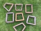 7 X Vintage Wood Tennis Racket Press Old Upcycling Project Photo Frame Mirror
