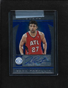 Zaza Pachulia Totally Certified TOTALLY BLUE SIGNATURES Auto #/49 Hawks WARRIORS