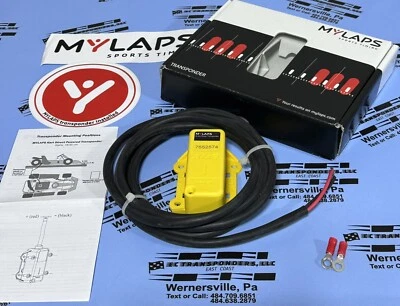 MYLAPS / AMB TRANX160 NO SUBSCRIPTION KART TRANSPONDERS - HARDWIRED - VERY RARE - Image 1 of 4