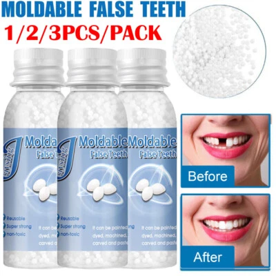 Resin False Teeth Solid Glue Temporary Tooth Gap Filler Tooth Repair Moldable