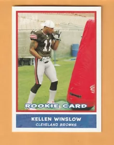 Kellen Winslow Cleveland Browns 2004 Bazooka #180 RC Miami Hurricanes 8P - Imagen 1 de 2