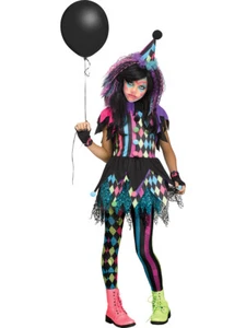 Child's Girl's Twisted Circus Carnival Clown Costume - Picture 1 of 1