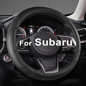 Customized Auto Steering Wheel Cover for Subaru Forester, Car Steering Wheel Cov - Picture 1 of 12