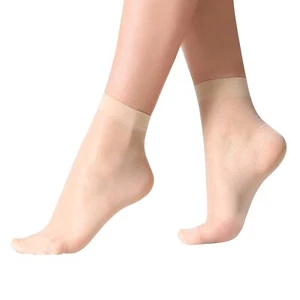 12 Pairs Sheer Ankle High Socks Nylon Reinfored Toe Pantyhose Socks for Women... - Picture 1 of 7