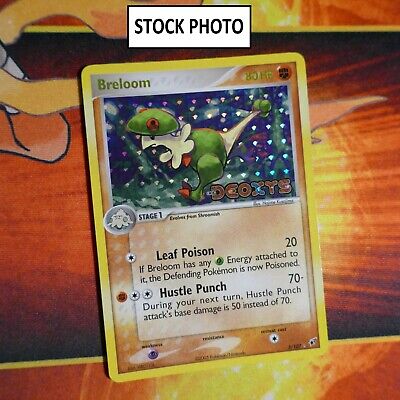 LP (Reverse-Holo) Pokemon BRELOOM Card EX DEOXYS Set 3/107 Rare Foil
