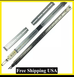 Rackmount Sliding Rails Kit1U 4U Chassis Adjustable 26-40" Depth Mount Slider - Afbeelding 1 van 8