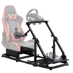 Supllueer G29 Racing Simulator Cockpit Stand Fits Logitech G920 Thrustmaster - Afbeelding 1 van 9