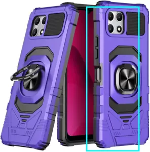 for T-Mobile 5G Case with Screen Protector,5G Phone Case Revvl 7 Purple - Picture 1 of 7