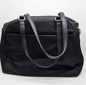 Lo & Sons OG Black Lavender Computer Laptop Tote Travel Bag Carry On No Strap - Bild 1 von 24