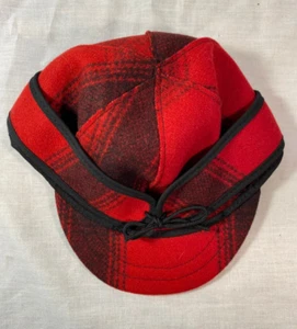 Stormy Kromer The Original Cap Hat Child Red Plaid USA - Size L - Picture 1 of 3