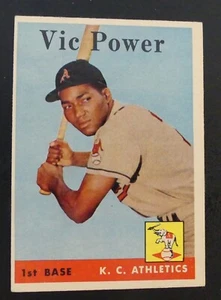 1958 Topps #406 Vic Power - Picture 1 of 2