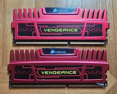 Corsair Vengeance DDR3 8GB DIMM Kit rot (2 x 4GB) DDR3-1600 Arbeitsspeicher PC - Bild 1 von 4