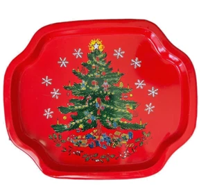 9 Bandejas de Aperitivos de Navidad Años 80 Juego de 9 Bandejas de Aperitivos de Navidad Años 80 - Imagen 1 de 10