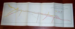 1898 USGS Sketch Map Underground Working Booneville Black Jack Trade Dollar Mine - Picture 1 of 2